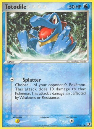 Totodile 078/115 Unseen Forces - Common