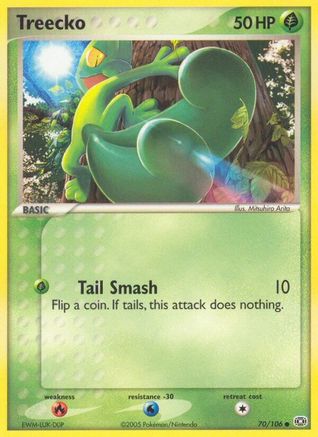 Treecko 070 - Reverse Holofoil Emerald - Common