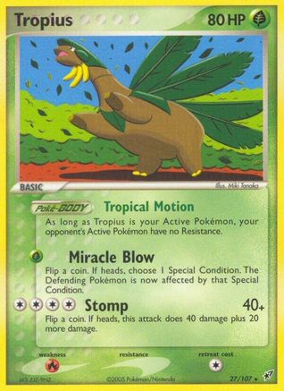 Tropius Deoxys - Rare