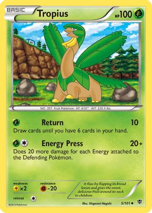 Tropius/101 Plasma Blast - Uncommon