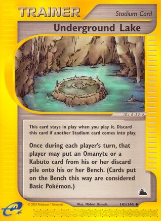 Underground Lake - Reverse Holofoil Skyridge - Uncommon