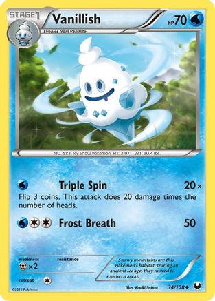 Vanillish - Reverse Holofoil Dark Explorers - Uncommon
