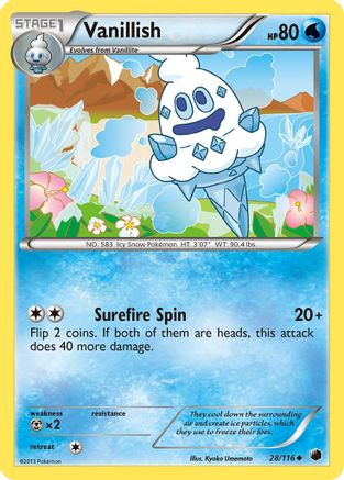 Vanillish - Reverse Holofoil Plasma Freeze - Uncommon