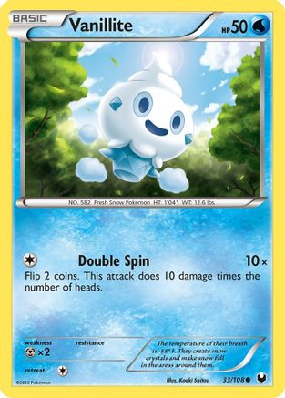 Vanillite Dark Explorers - Common