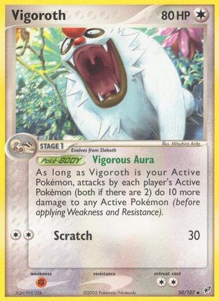 Vigoroth - Reverse Holofoil Deoxys - Uncommon