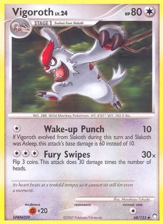 Vigoroth - Reverse Holofoil Mysterious Treasures - Uncommon