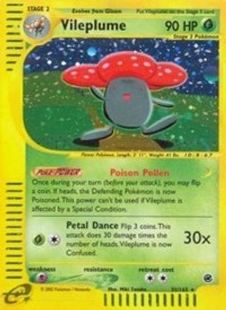 Vileplume (31) - Reverse Holofoil Expedition - Holo Rare