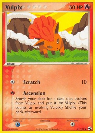 Vulpix - Reverse Holofoil Hidden Legends - Common