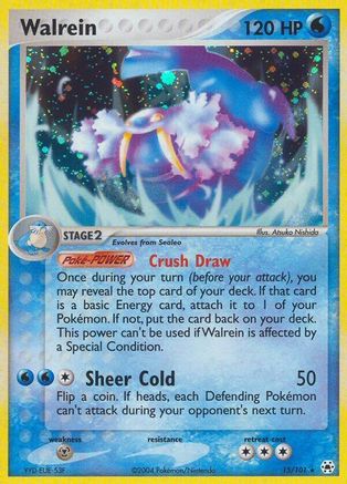 Walrein - Holofoil Hidden Legends - Holo Rare