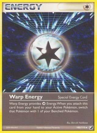 Warp Energy - Reverse Holofoil Unseen Forces - Uncommon