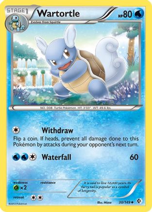 Wartortle 030 Boundaries Crossed - Uncommon