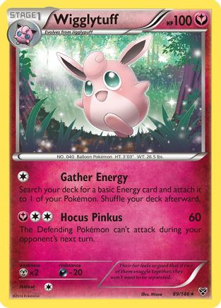 Wigglytuff (89) 089/146 - Reverse Holofoil XY Base Set - Rare
