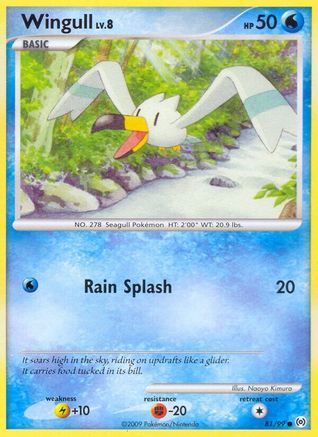 Wingull (81) 081 - Reverse Holofoil Arceus - Common