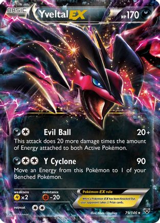 Yveltal EX 079 - Holofoil XY Base Set - Ultra Rare