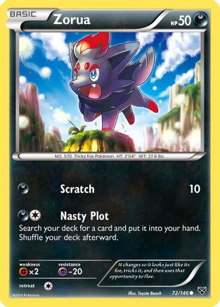 Zorua XY Base Set - Common