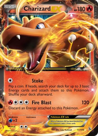 Charizard EX (11) 011 - Holofoil XY Flashfire - Ultra Rare