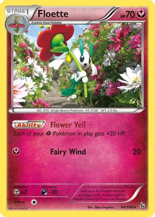 Floette (64) 064 XY Flashfire - Rare