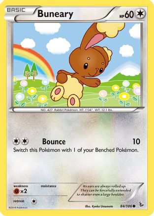 Buneary 084 - Reverse Holofoil XY Flashfire - Common