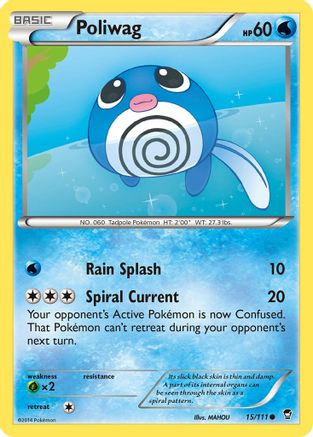 Poliwag 015 XY Furious Fists - Common