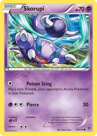 Skorupi 038 XY Furious Fists - Common