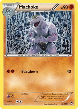 Machoke 045 XY Furious Fists - Uncommon