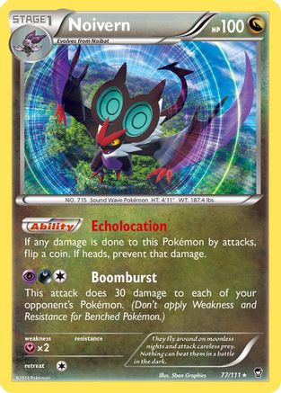 Noivern 077 - Holofoil XY Furious Fists - Holo Rare