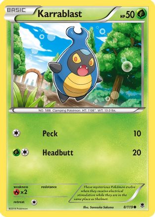 Karrablast XY Phantom Forces - Common