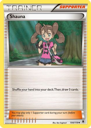 Shauna 104/119 - Reverse Holofoil XY Phantom Forces - Uncommon