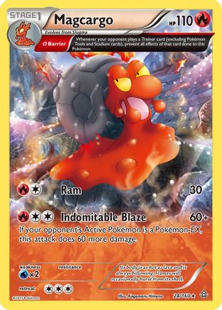 Magcargo (Omega) 024 XY Primal Clash - Rare