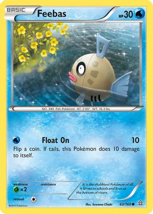 Feebas 043 XY Primal Clash - Common