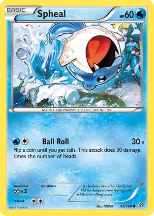 Spheal (45) 045 XY Primal Clash - Common
