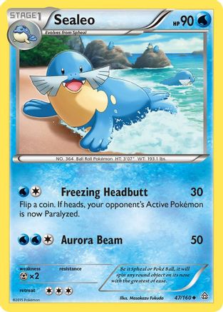Sealeo/160 XY Primal Clash - Uncommon