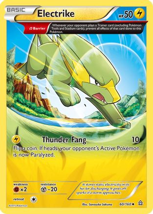 Electrike (Omega) 060 XY Primal Clash - Uncommon
