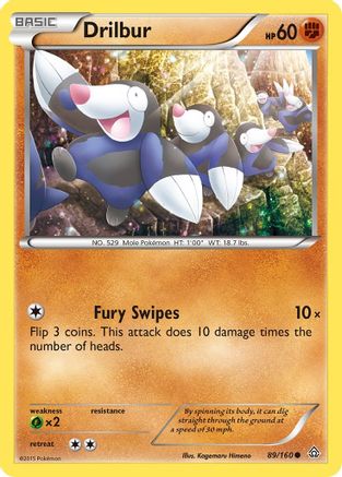 Drilbur XY Primal Clash - Common