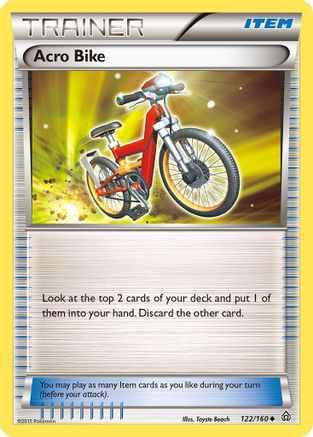 Acro Bike 122 - Reverse Holofoil XY Primal Clash - Uncommon