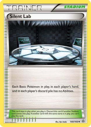 Silent Lab 140 - Reverse Holofoil XY Primal Clash - Uncommon
