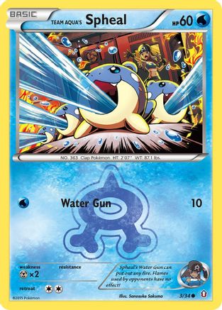 Team Aqua's Spheal 003 Double Crisis - Common