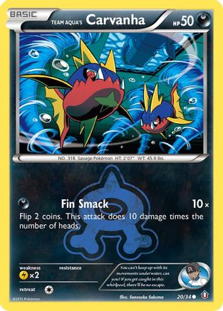Team Aqua's Carvanha 020 Double Crisis - Common