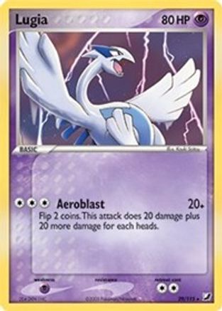 Lugia - 29/115 (EX Unseen Forces)/115 - Holofoil Deck Exclusives - Holo Rare