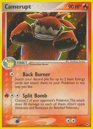 Camerupt - Holofoil Deoxys - Holo Rare