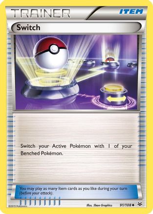 Switch 091 XY Roaring Skies - Uncommon