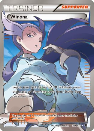 Winona (108 Full Art) 108 - Holofoil XY Roaring Skies - Ultra Rare