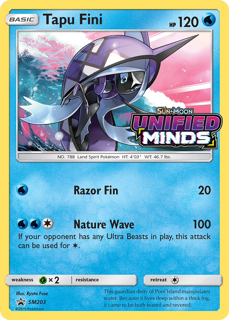 Tapu Fini SM203 - Holofoil SM Promos - Promo