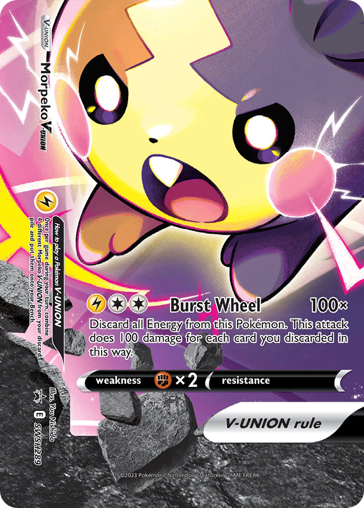 Morpeko V-UNION SWSH289 SWSH Black Star Promos - Promo