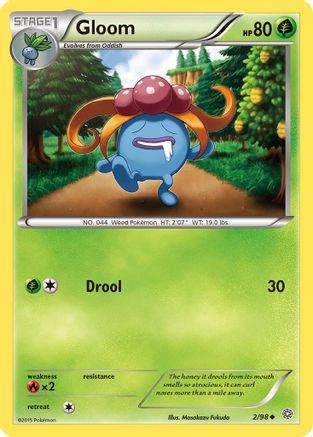 Gloom 002  XY  Ancient Origins - Uncommon