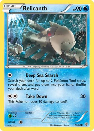 Relicanth 023  XY  Ancient Origins - Common