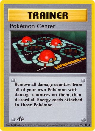 Pokemon Center 085  - 1st Edition Base Set Shadowless - Uncommon