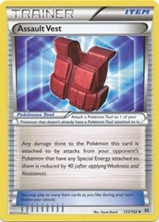 Assault Vest 133  XY  BREAKthrough - Uncommon