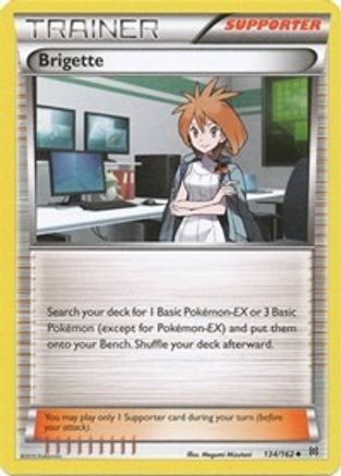 Brigette 134  - Reverse Holofoil XY  BREAKthrough - Uncommon