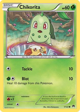 Chikorita 001  XY  BREAKpoint - Common